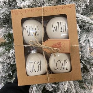 Rae Dunn ornaments